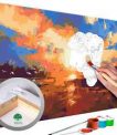 Making a paint by numbers (malen nach zahlen) is very easy with this painting kit